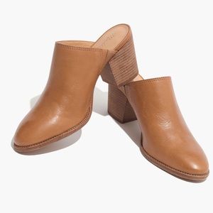 Madewell The Harper Mule 7.5 NWT Tan Brown Shoes